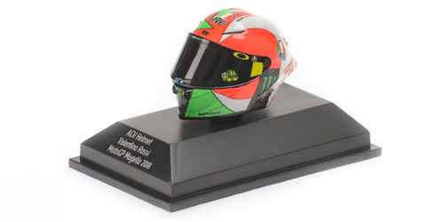 1/8 Minichamps Valentino Rossi 3rd MotoGP Mugello 2018 AGV Helmet Model