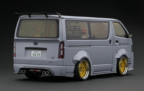 1/18 Ignition Model T·S·D WORKS Toyota HIACE Gray