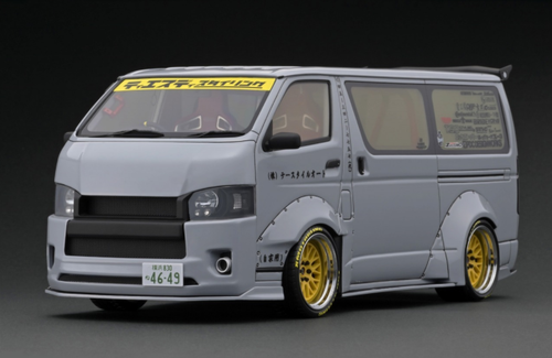 1/18 Ignition Model T·S·D WORKS Toyota HIACE Gray