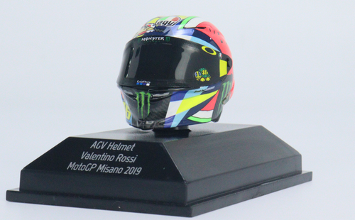 1/8 MINICHAMPS AGV HELMET VALENTINO ROSSI MOTOGP MISANO 2019 