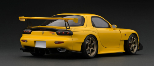 1/18 Ignition Model D INITIAL D Mazda RX-7 (FD3S) Yellow