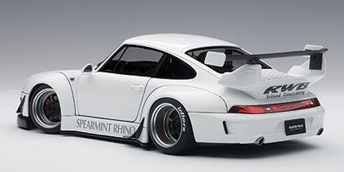 1/18 AUTOart Porsche 911 RWB 993 (WHITE/GUN GREY WHEELS) Car Model