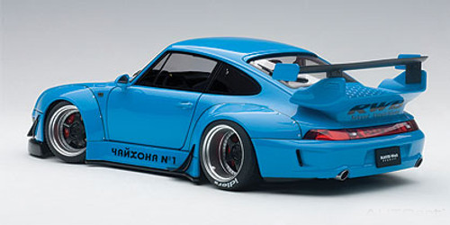 1/18 AUTOart Porsche 911 RWB 993 (MATT BLACK/GOLD WHEELS