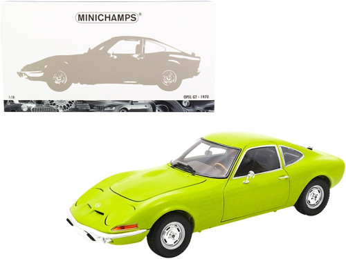 1/18 Minichamps 1970 Opel GT (Light Green) Car Model