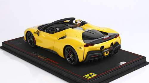 1/18 BBR Ferrari SF90 Spider Pack Fiorano (Modena Yellow) Resin Car Model Limited 24 Pieces