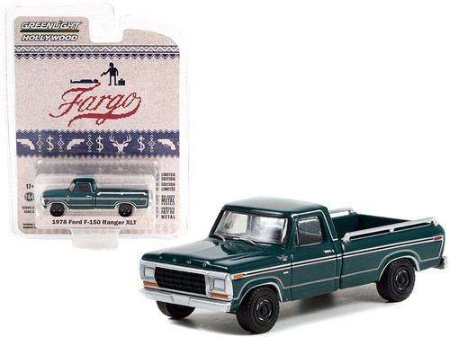 1978 Ford F-150 Ranger XLT Pickup Truck Dark Green 