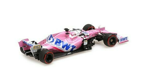 1/43 Minichamps 2020 Nico Hülkenberg Racing Point RP20 #27 70th Anniversary GP Formula 1 Car Model