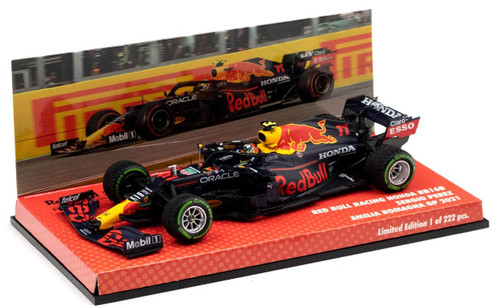 1/43 Minichamps 2021 Sergio Perez Red Bull Racing RB16B #11 Emilia