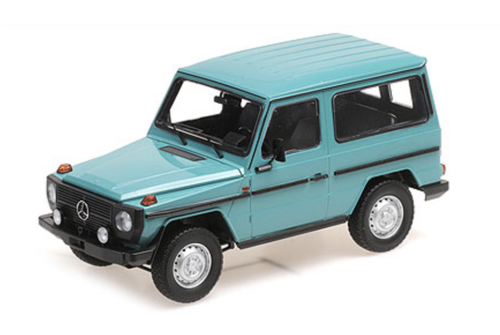 1/18 Minichamps 1980 Mercedes-Benz G-Modell short (W460) (Turquoise Blue) Car Model