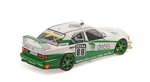 1/18 Minichamps 1991 Mercedes-Benz 190E 2.5-16 Evo 2 #88 DTM Team Zakspeed Bernd Schneider Diecast Car Model Limited 300 Pieces