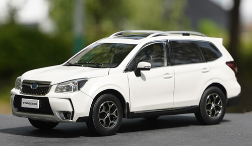 1/18 Dealer Edition Subaru Forester (2014-2018 SJ 4th Generation) (White) Diecast Car Model