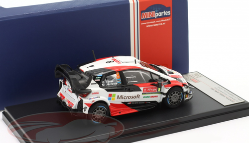 1/43 Ixo 2019 Toyota Yaris WRC #8 Winner Rallye Portugal Toyota Gazoo Racing WRT Ott Tänak, Martin Järveoja Car Model