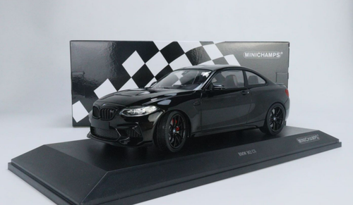 1/18 Minichamps BMW M2 CS F87 (Black Metallic with Black Wheels) Diecast Car Model