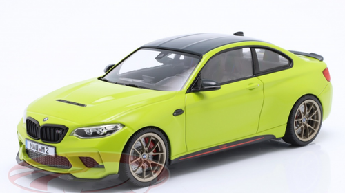 1/18 Minichamps BMW M2 CS F87 (Green with Golden Wheels) Diecast Car Model