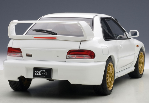 1/18 AUTOart Subaru Impreza 22B Upgraded STi Version (White) Car Model Limited