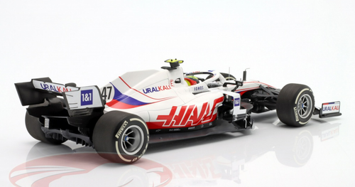 1/18 Minichamps 2021 Mick Schumacher Haas VF-21 #47 Bahrain GP Formula 1 Car Model Limited 222 Pieces