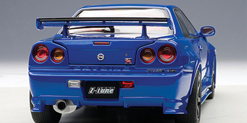 1/18 AUTOart NISSAN SKYLINE GT-R (R34) V-SPEC II W/ BBS LM WHEELS