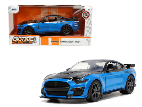 1/24 Jada 2020 Ford Mustang Shelby GT500 Toyo Tires (Blue and Black) Diecast Car Model 