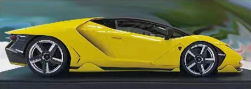  1/18 HH Model Lamborghini Centenario LP770-4 Resin Model Mayflowers Yellow