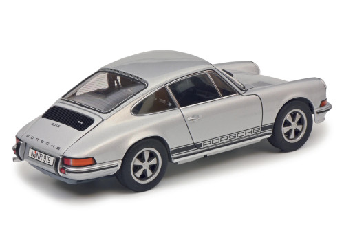 1/18 Schuco Porsche 911 S Coupe (Silver) Diecast Car Model