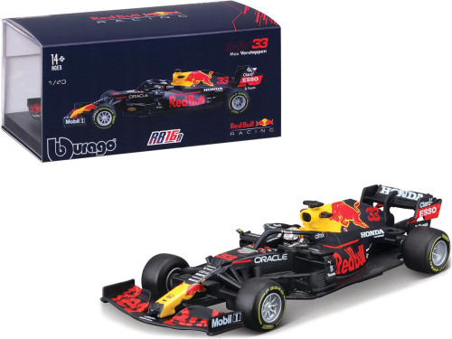 1/43 BBurago 2020 Formula 1 Aston Martin Red Bull Racing RB16 Max