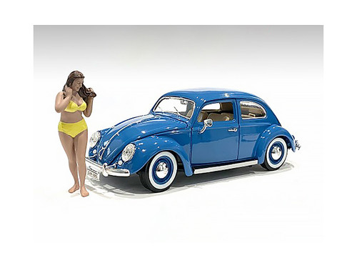 Beach Girl Amy Figurine for 1/18 Scale Models by American Diorama