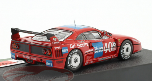 1/43 Altaya 1990 Ferrari F40 Competizione #40 IMSA GTO Topeka Ferrari France Jean-Louis Schlesser Car Model