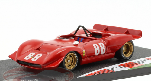 1/43 Altaya 1969 Ferrari 212 E #88 Winner Trento-Bondone Peter Schetty Car Model