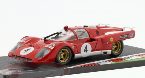 1/43 Altaya 1970 Ferrari 512M #4 Winner 9h Kyalami Ferrari S.P.A. Sefac Jacky Ickx, Ignazio Giunti Car Model