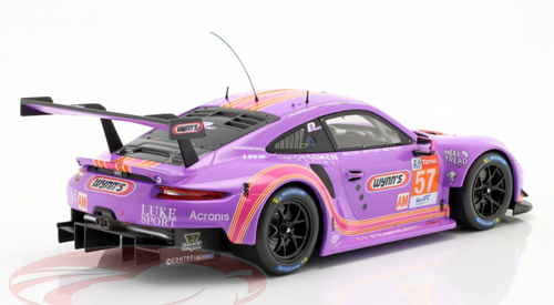 1/18 Ixo 2020 Porsche 911 RSR #57 24h LeMans Team Project 1 Jeroen Bleekemolen, Felipe Fraga, Ben Keating Car Model