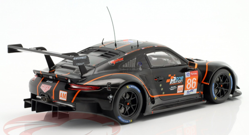 1/18 Ixo 2020 Porsche 911 RSR #86 24h LeMans Gulf Racing Ben Barker, Mike Wainwright, Andrew Watson Car Model