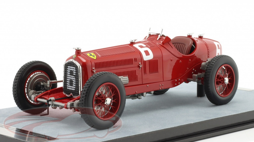 1/18 Tecnomodel 1932 Rudolf Caracciola Alfa Romeo P3 Tipo B #6 Winner Monza GP Car Model