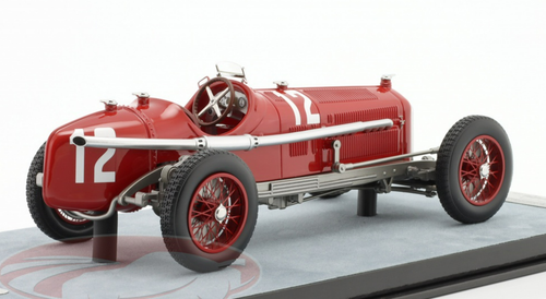 1/18 Tecnomodel 1932 Tazio Nuvolari Alfa Romeo P3 Tipo B #12 Winner French GP Car Model