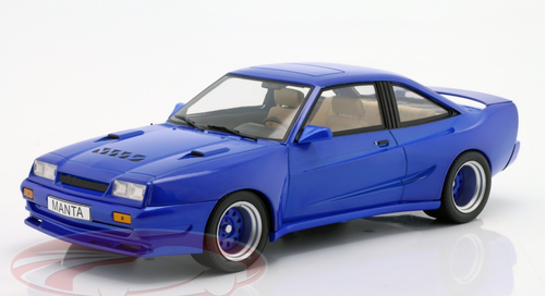 1/18 Modelcar Group Opel Manta B Mattig (Blue Metallic) Car Model