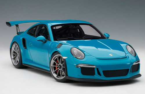 1/18 AUTOart PORSCHE 911(991) GT3 RS (MIAMI BLUE/DARK GREY WHEELS) Diecast Car Model