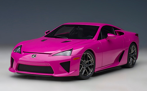 スクーデリア 1/18 AUTOart Lexus LFA (Passionate Pink) Car Model - LIVECARMODEL.com