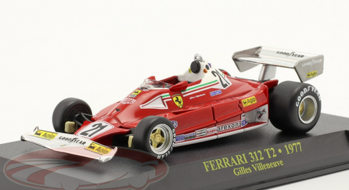 1/43 Altaya 1977 Gilles Villeneuve Ferrari 312T2 #21 Formula 1 Car Model