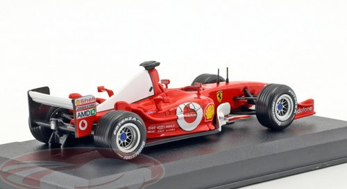 1/24 Premium Collectibles 2002 Formula 1 Michael Schumacher Ferrari F2002 #1  Formula 1 World Champion Car Model - LIVECARMODEL.com