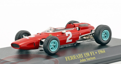 1/43 Altaya 1964 John Surtees Ferrari 158 #2 World Champion Formula 1 Car Model