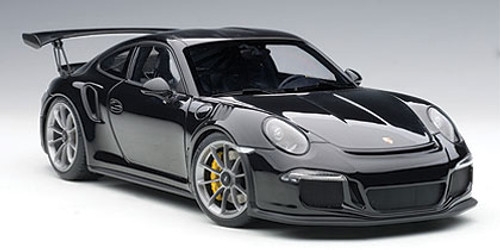 1/18 AUTOart PORSCHE 991 GT3 RS (GLOSS BLACK /BLACK WHEELS