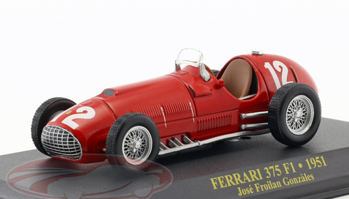 1/43 Altaya 1951 Jose Froilan Gonzalez Ferrari 375 F1 #12 Formula 1 Car Model