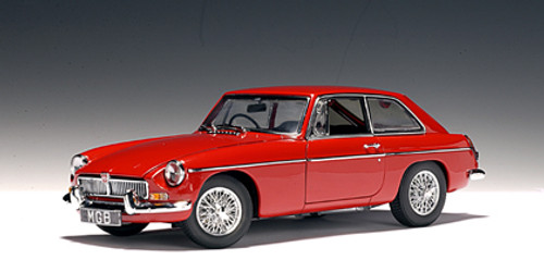 1/18 AUTOart 1969 MGB GT Mk2 Coupe (Red) Diecast Car Model