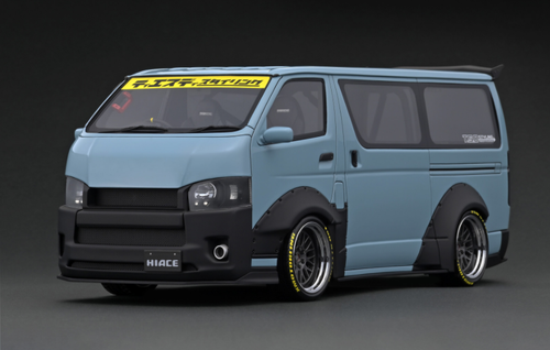 1/18 Ignition Model Toyota T･S･D WORKS HIACE Blue Gray