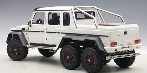 1/18 AUTOart MERCEDES-BENZ MB G63 AMG 6X6 (MATT WHITE) Diecast Car Model 76303