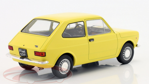 1/24 WhiteBox 1971 Fiat 127 (Yellow) Car Model