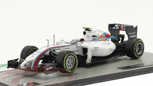 1/43 Altaya 2014 Valtteri Bottas Williams FW36 #77 2nd British GP Formula 1 Car Model