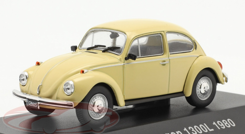 1/43 Altaya 1980 Volkswagen VW Beetle 1300L (Light Yellow) Car Model