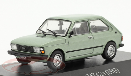 1/43 Altaya 1983 Fiat 147 CL5 (Light Green Metallic) Car Model
