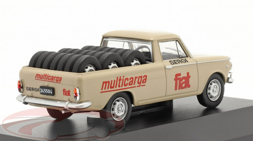 1/43 Altaya 1965 Fiat 1500 Multicarga Pick-Up Sergi Automotores (Beige) Car Model