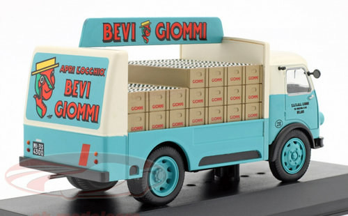 1/43 Altaya 1957 OM Leoncino Van Giommi (Turquoise Blue) Car Model